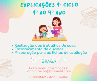 Explicações 1 ciclo