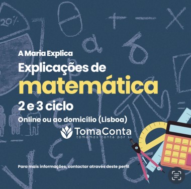 Explicações de Matemática 2,3 ciclo e 10 ano